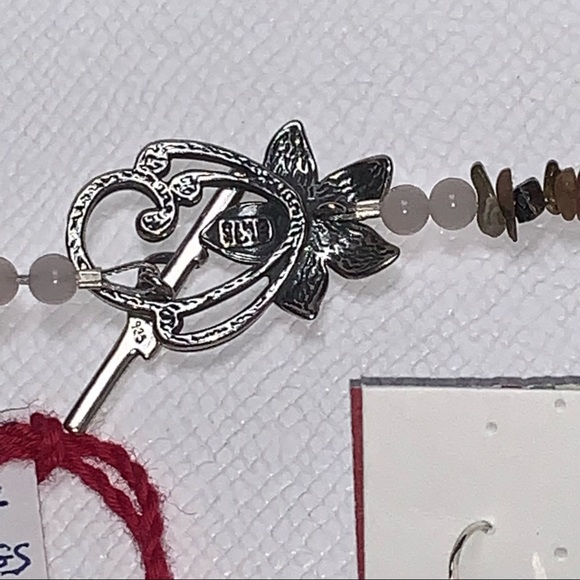 Handcrafted “Tropical Dreams” Pink Quartz Tourmaline & 925 Necklace & Earrings - Picture 10 of 14